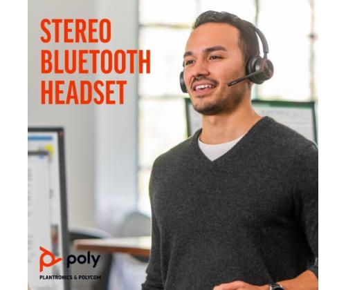 Poly Voyager 4320 MS Teams Wireless Headset, Bluetooth, USB-A, +BT700 dongle, Black