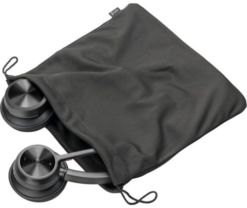 Poly Voyager 4320 MS Teams Wireless Headset, Bluetooth, USB-C, +BT700 dongle, +Charging Stand, Black