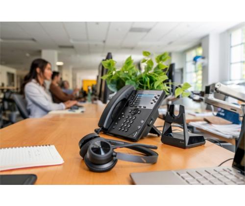 Poly Voyager 4320 MS Teams Wireless Headset, Bluetooth, USB-C, +BT700 dongle, +Charging Stand, Black