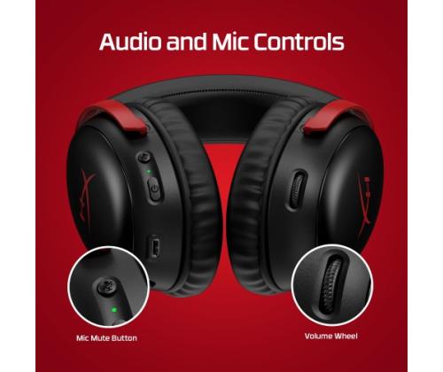 HyperX Cloud III Wireless Gaming Headset, Black
