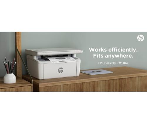 HP LaserJet M140w Printer Laser B/W MFP A4 20 ppm USB Wi-Fi Bluetooth