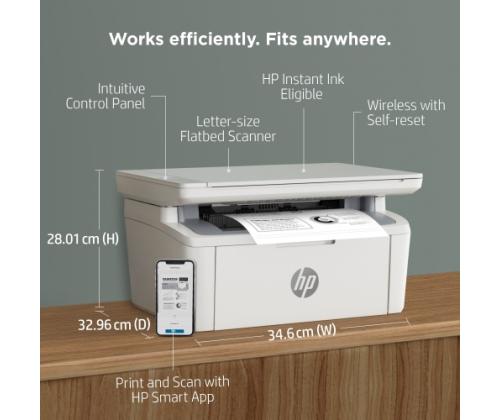HP LaserJet M140w Printer Laser B/W MFP A4 20 ppm USB Wi-Fi Bluetooth