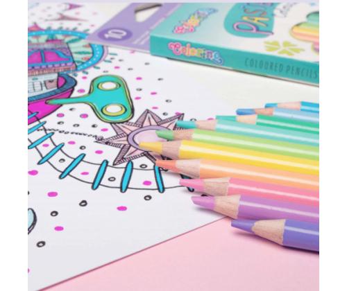Colorino Pastel Coloured pencils 10 colours