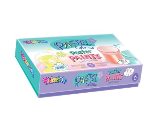 Colorino Pastel Paster paints 20 ml 6 colours