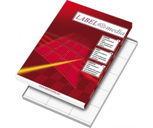 Ddhesive labels LabelMedia, A4, White, 52.5x21.2 mm, (56) (100)  0707-764