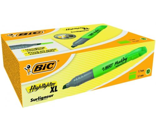 Textmarker BIC, 1.7-5.1 mm, Chisel tip, Green 1212-010 1 pcs.