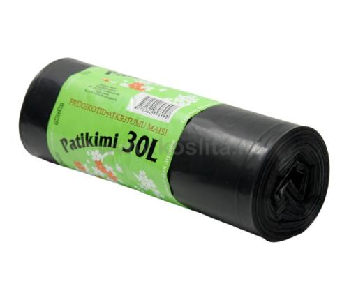 Trash Bags Plasta, 30l/20pcs., 25mikr.