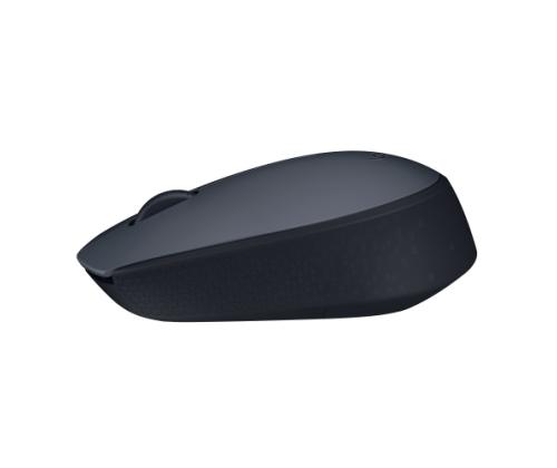 Logitech M170 Wireless Mouse, RF Wireless, 1000 DPI, Grey/Black (SPEC)