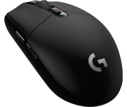 Logitech G305 Lightspeed Wireless Gaming Mouse, RF Wireless + Bluetooth, 12000 DPI, Black