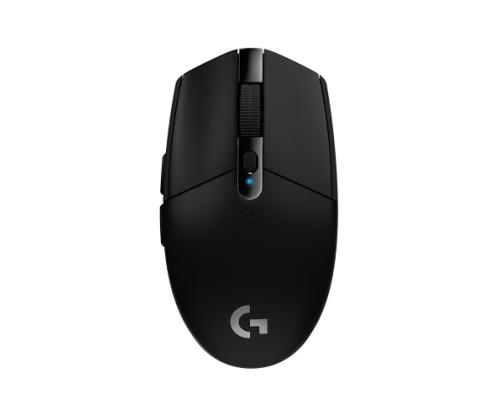 Logitech G305 Lightspeed Wireless Gaming Mouse, RF Wireless + Bluetooth, 12000 DPI, Black