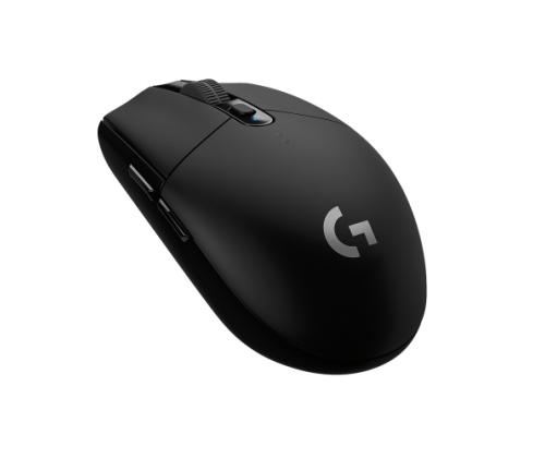 Logitech G305 Lightspeed Wireless Gaming Mouse, RF Wireless + Bluetooth, 12000 DPI, Black
