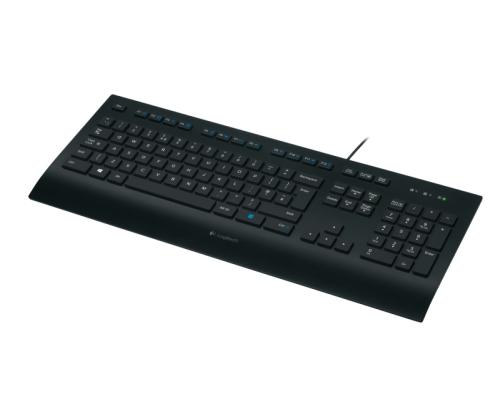 Logitech K280e Wired Keyboard, USB, US, Black