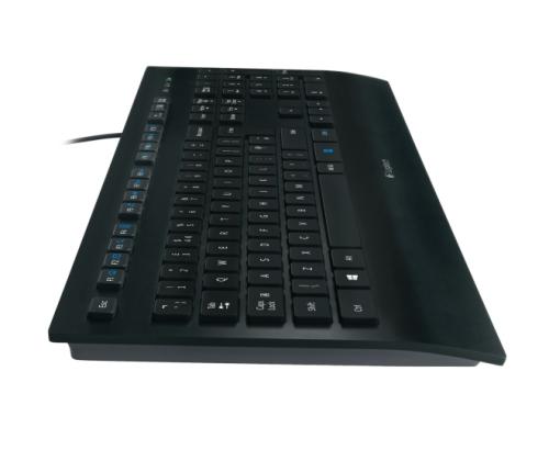 Logitech K280e Wired Keyboard, USB, US, Black