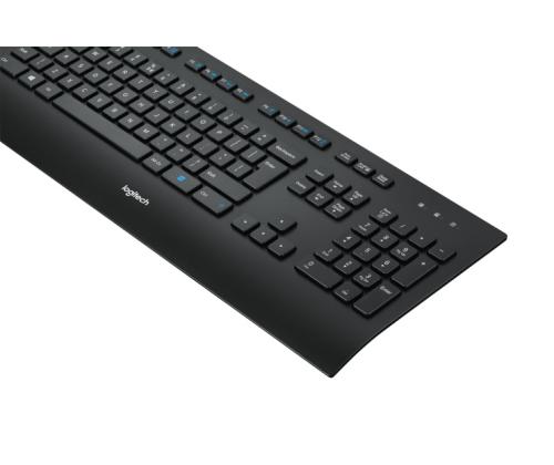 Logitech K280e Wired Keyboard, USB, US, Black