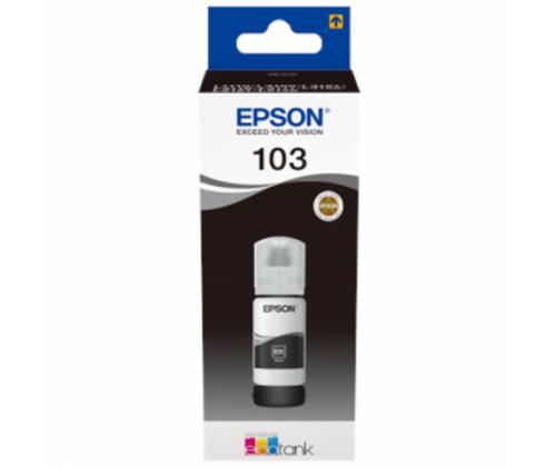 Epson 103 EcoTank (C13T00S14A) Ink Refill Bottle, Black
