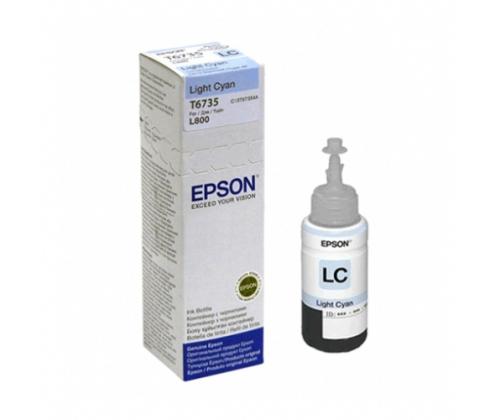 Epson T6735 (C13T67354A) Ink Refill Bottle, Light Cyan
