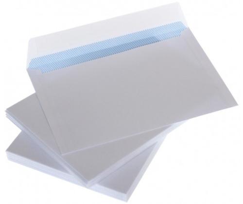 Envelopes C5 white with ribbon and internal press 162x229 mm  x 25pcs