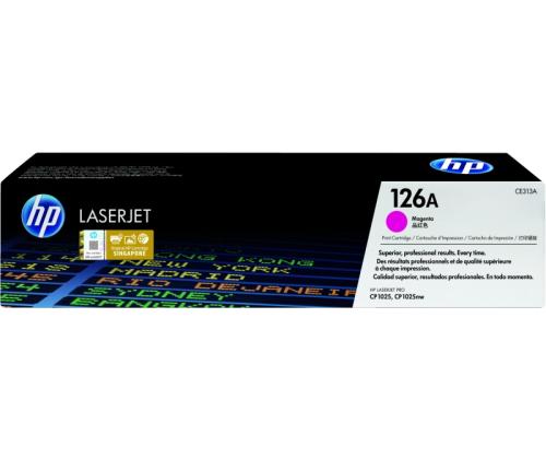 HP 126A (CE313A) Toner Cartridge, Magenta