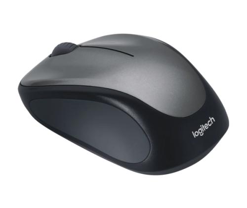 Logitech M235 Wireless Mouse, RF Wireless, 1000 DPI, Grey