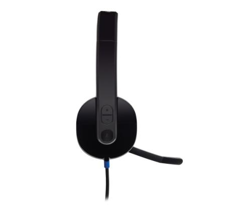 Logitech H540 Wired Headset, USB-A, Black