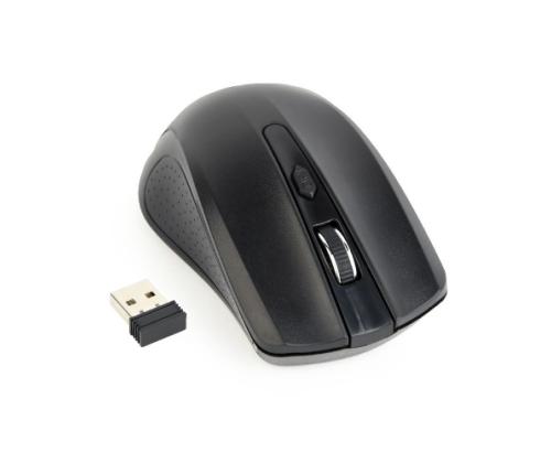 Gembird MUSW-4B-04 Wireless mouse, RF Wireless, Optical 1600 DPI, Black