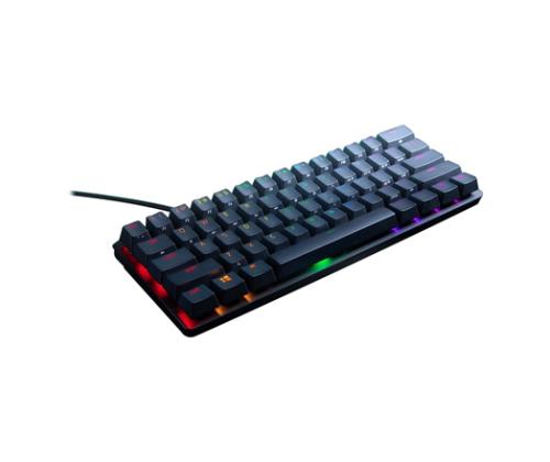 Razer Huntsman Mini Wired Gaming keyboard, USB, RGB LED, US Int, Clicky Optical Switch, Black