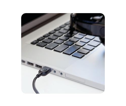 Logitech H540 Wired Headset, USB-A, Black