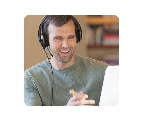 Logitech H540 Wired Headset, USB-A, Black