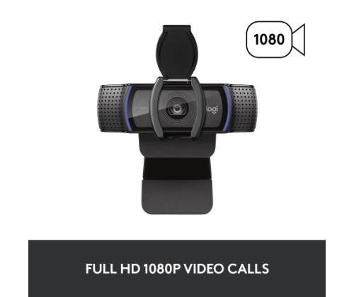 Logitech C920s PRO HD Webcam FHD 1920x1080, USB-A, Black