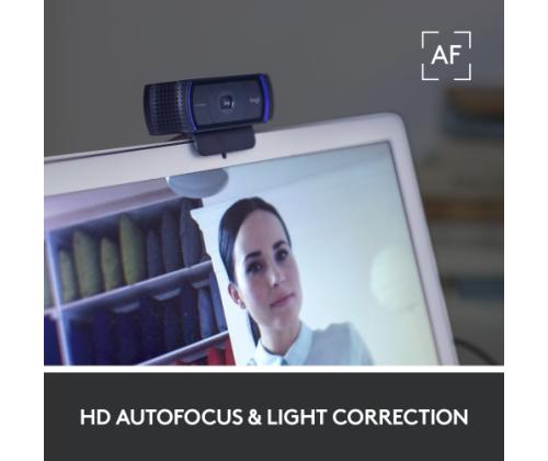 Logitech C920s PRO HD Webcam FHD 1920x1080, USB-A, Black