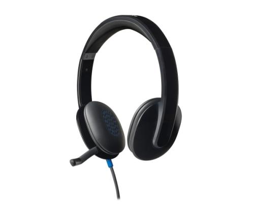 Logitech H540 Wired Headset, USB-A, Black