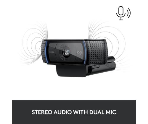 Logitech C920s PRO HD Webcam FHD 1920x1080, USB-A, Black