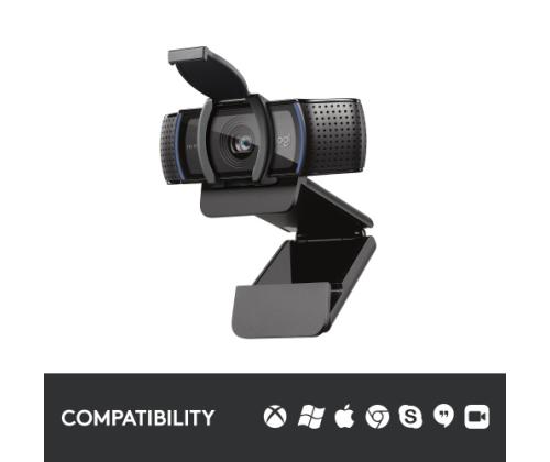 Logitech C920s PRO HD Webcam FHD 1920x1080, USB-A, Black