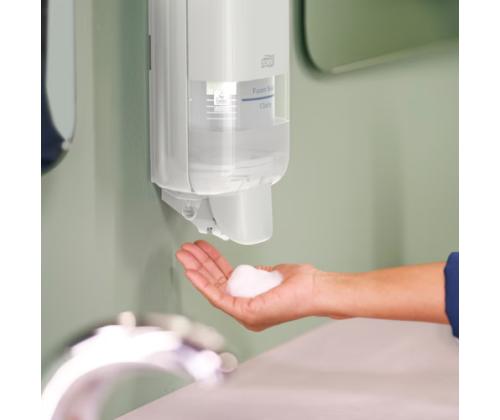 Soap and sanitizer dispenser Tork S4, White