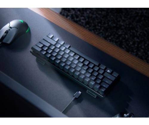 Razer Huntsman Mini Wired Gaming keyboard, USB, RGB LED, US Int, Clicky Optical Switch, Black
