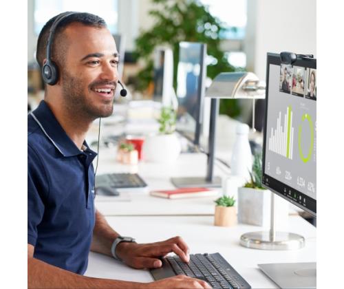 Logitech C270 HD Webcam, Dark Grey