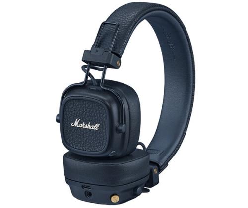 Marshall Major V Wireless Headphones, Bluetooth, Midnight Blue