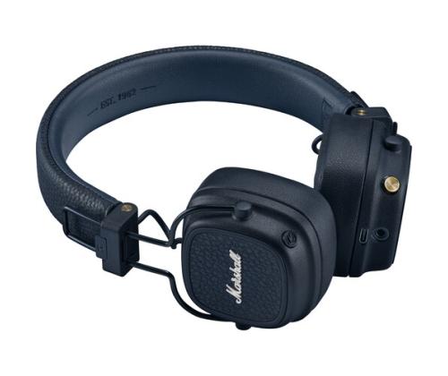 Marshall Major V Wireless Headphones, Bluetooth, Midnight Blue