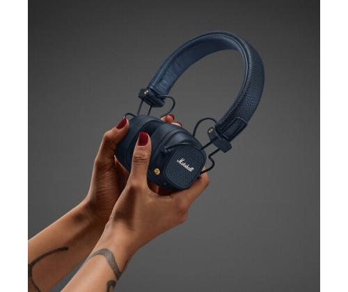 Marshall Major V Wireless Headphones, Bluetooth, Midnight Blue