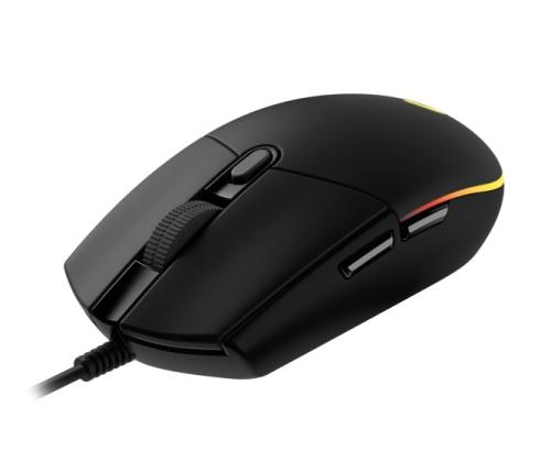 Logitech G102 LIGHTSYNC Wired Gaming Mouse, USB, 8000 DPI, Black (SPEC)