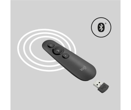 Logitech R500s Laser Presentation Remote, Graphite