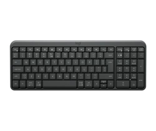 Logitech K250 Compact Wireless Keyboard, Bluetooth, US Int, Graphite