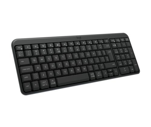 Logitech K250 Compact Wireless Keyboard, Bluetooth, US Int, Graphite