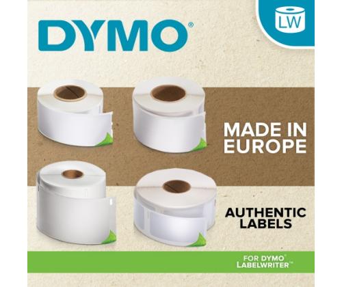 Dymo 99014 (S0722430) Label Roll Black on White, 54mm x 101mm, 220 Labels