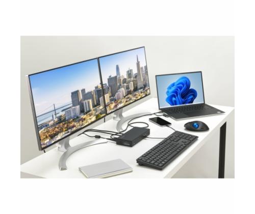 Kensington SD4781P EQ Docking Station USB-C &amp; USB-A Dual 4K, Black
