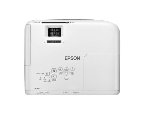 Epson EB-W55 Projektor 3LCD WXGA 1200x800, 4000 ANSI lumens, USB, Wi-Fi, White