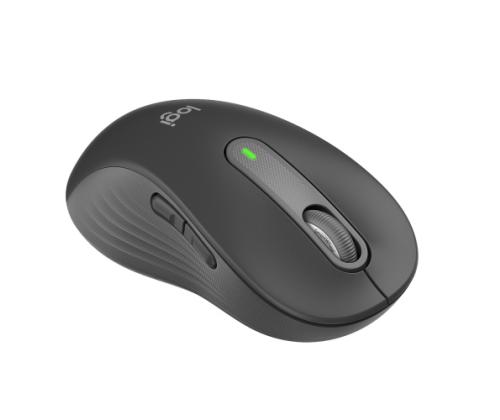 Logitech Signature M650 L Left Wireless Mouse, RF Wireless + Bluetooth, 4000 DPI, Graphite