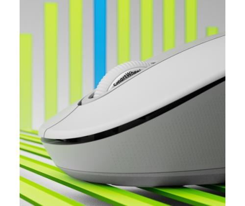 Logitech Signature M650 L LEFT Wireless Mouse, RF Wireless + Bluetooth, 4000 DPI, Off-White