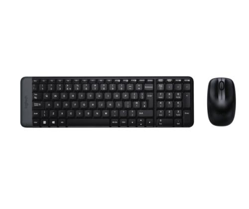 Logitech MK220 Combo Wireless Keyboard + Mouse, US, Black (SPEC)