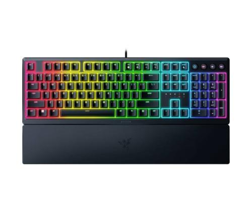Razer Ornata V3 Wired Gaming Keyboard RGB, Mecha Membrane Switch, DE, Black